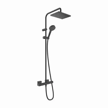 Душова система Hansgrohe Vernis Shape Showerpipe з термостатом (26286670)